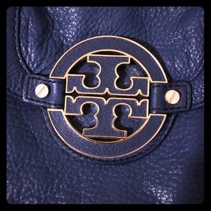 Tory Burch “Amanda” hobo bag, Navy blue